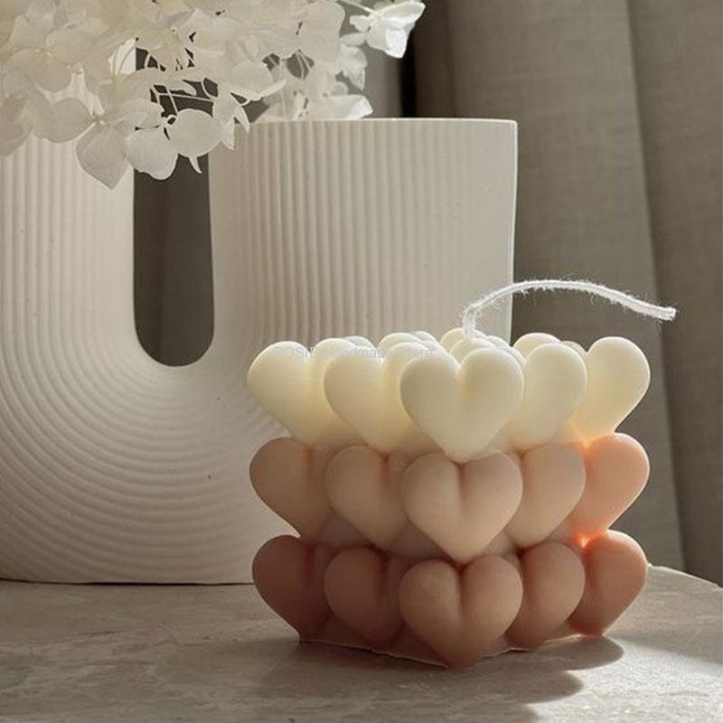 Soap Making Ideas - Love Silicone Candle Mold Diy Handmade