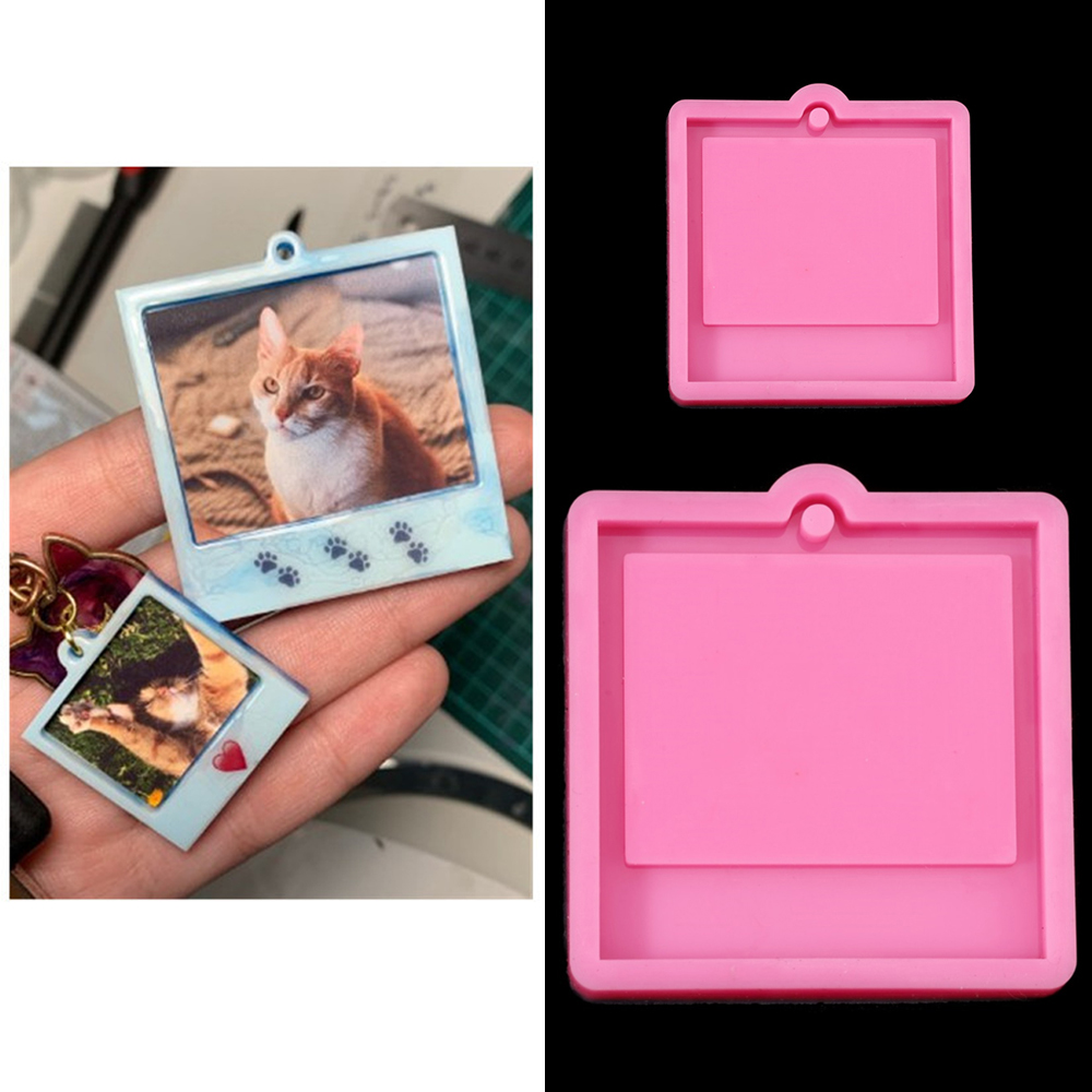 Soap Making Tray - Photo Frame Epoxy Resin Keychain Mold