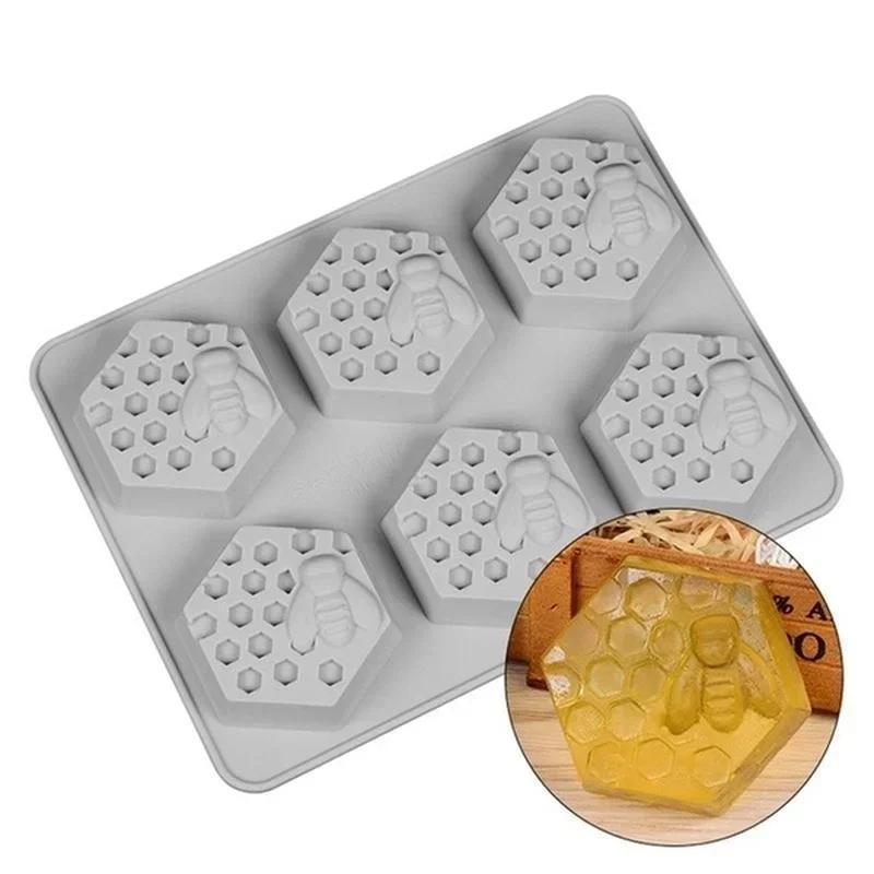 Soap Making Gel - Bee Shape Silicone Mold DIY Handmade