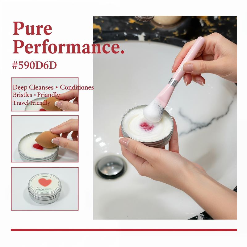 Quick Soap Making - Heart Shaped Make Up Brush Cleaning