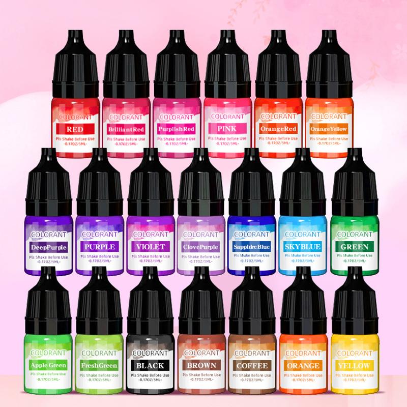 Soap Making Ingredient - 5ml/Bottle Candle Wax Pigment Colorant Non-Toxic