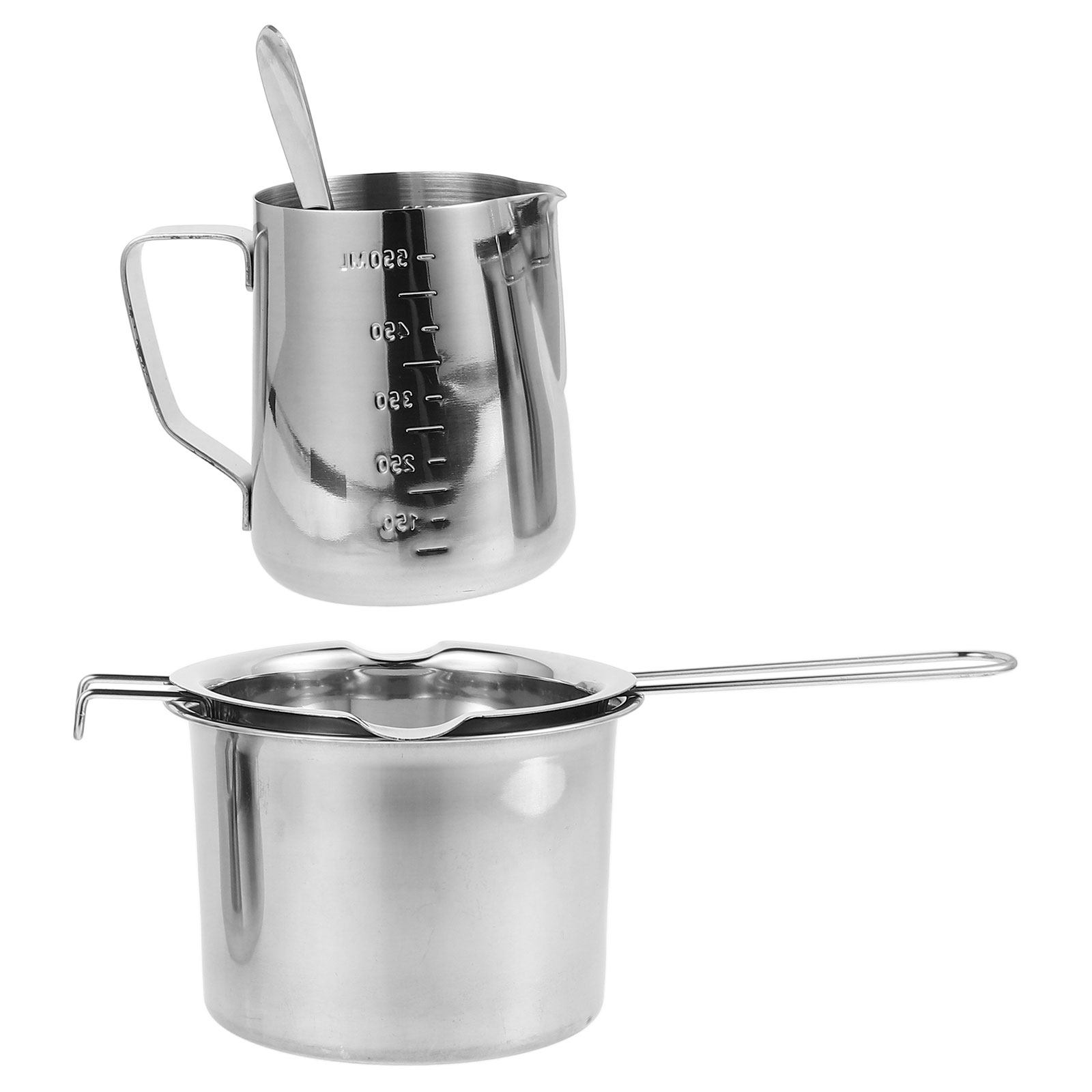 Soap Making Double Boiler - 1Set Heat Resistant Stainless Steel Melting