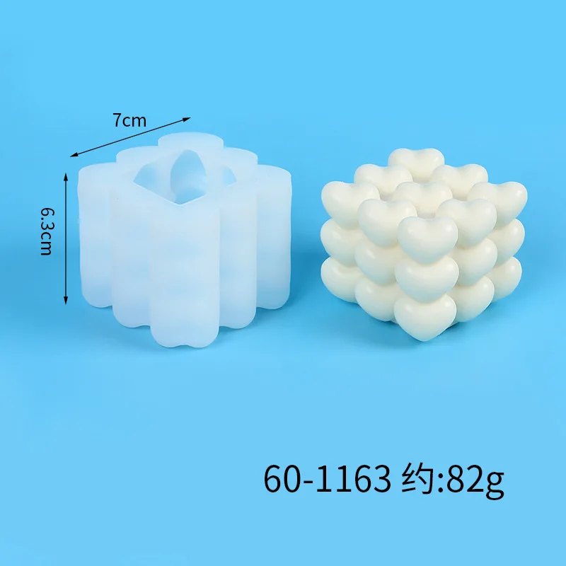 Love Bubble Candle Silicone Mo - Soap Making Gel 评论和价格
