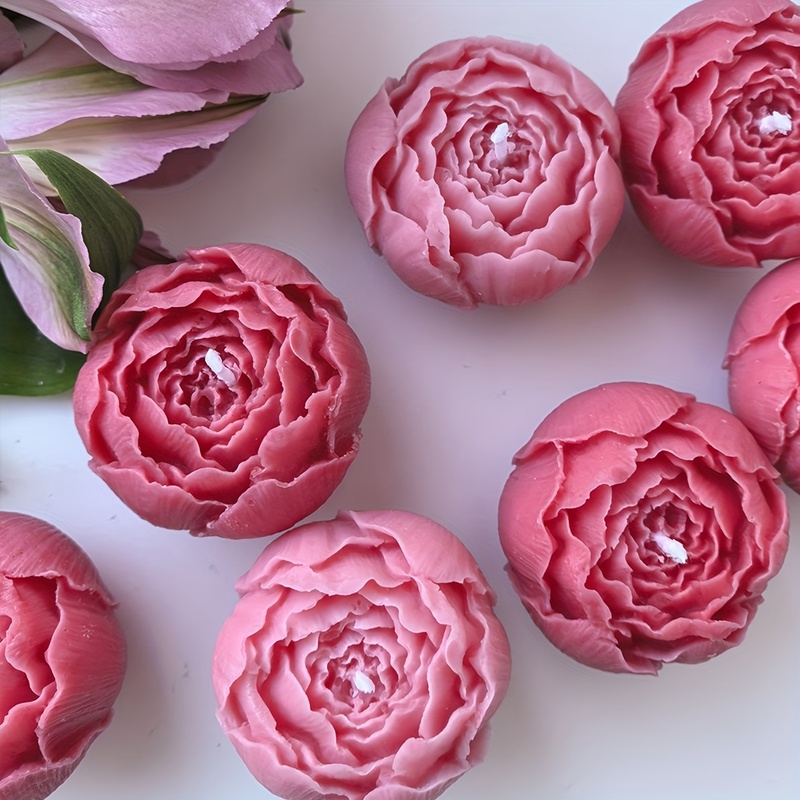 3Set of floral silicone candle - Soap Making Gel 评论和价格