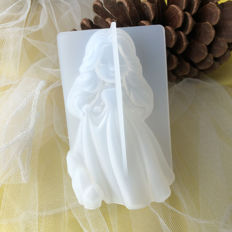 3D Cute Princess Silicone Cand - Soap Making Tray 评论和价格