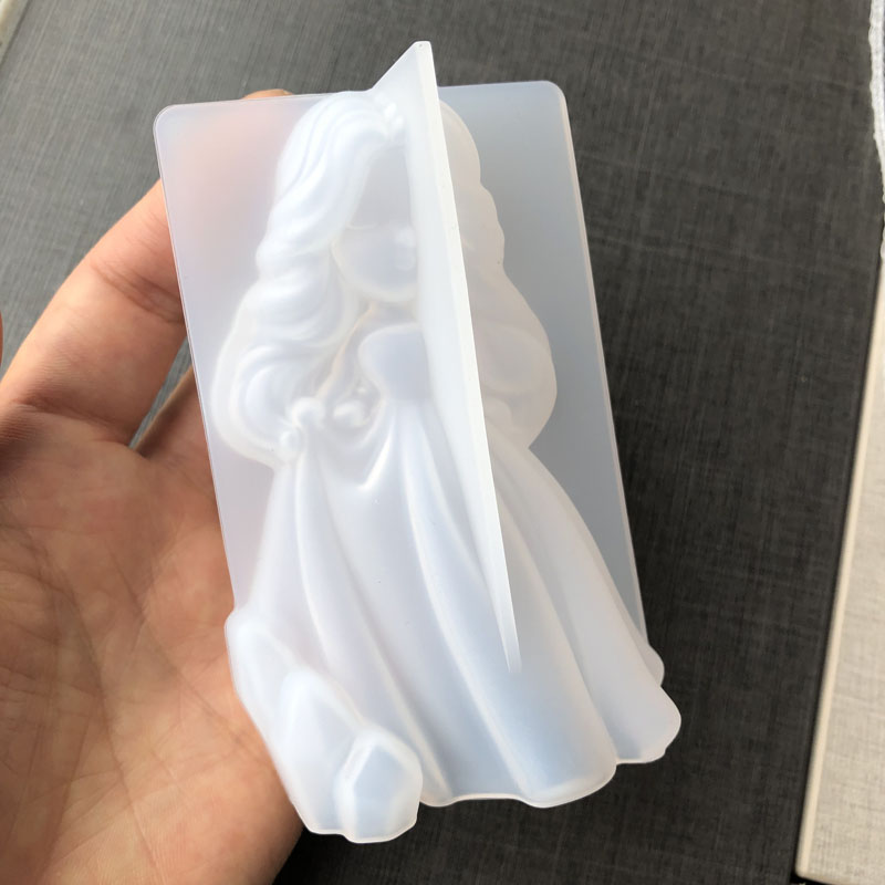 3D Cute Princess Silicone Cand - Soap Making Tray 评论和价格