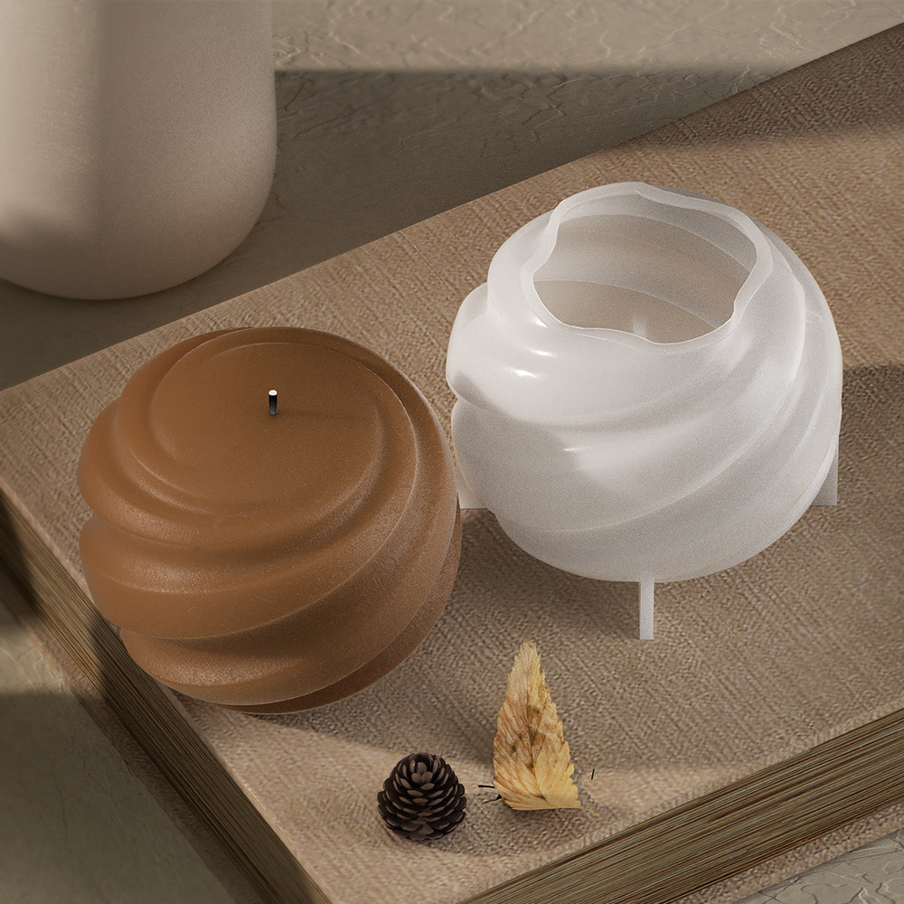 Rotating Planet Silicone Candl - Soap Making Gel 评论和价格