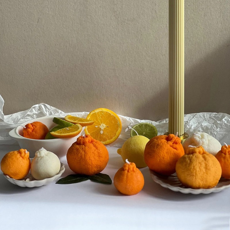 Orange Fruit Candle Mold DIY S - Soap Making Gel 评论和价格