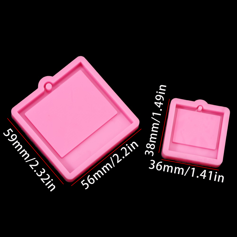 Photo Frame Epoxy Resin Keycha - Soap Making Tray 评论和价格