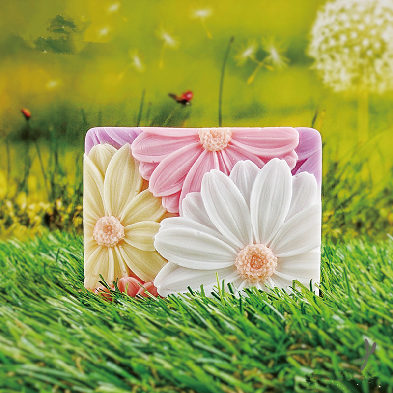 Newest!!!3d Elegant Sunflower  - Soap Making Ideas 评论和价格