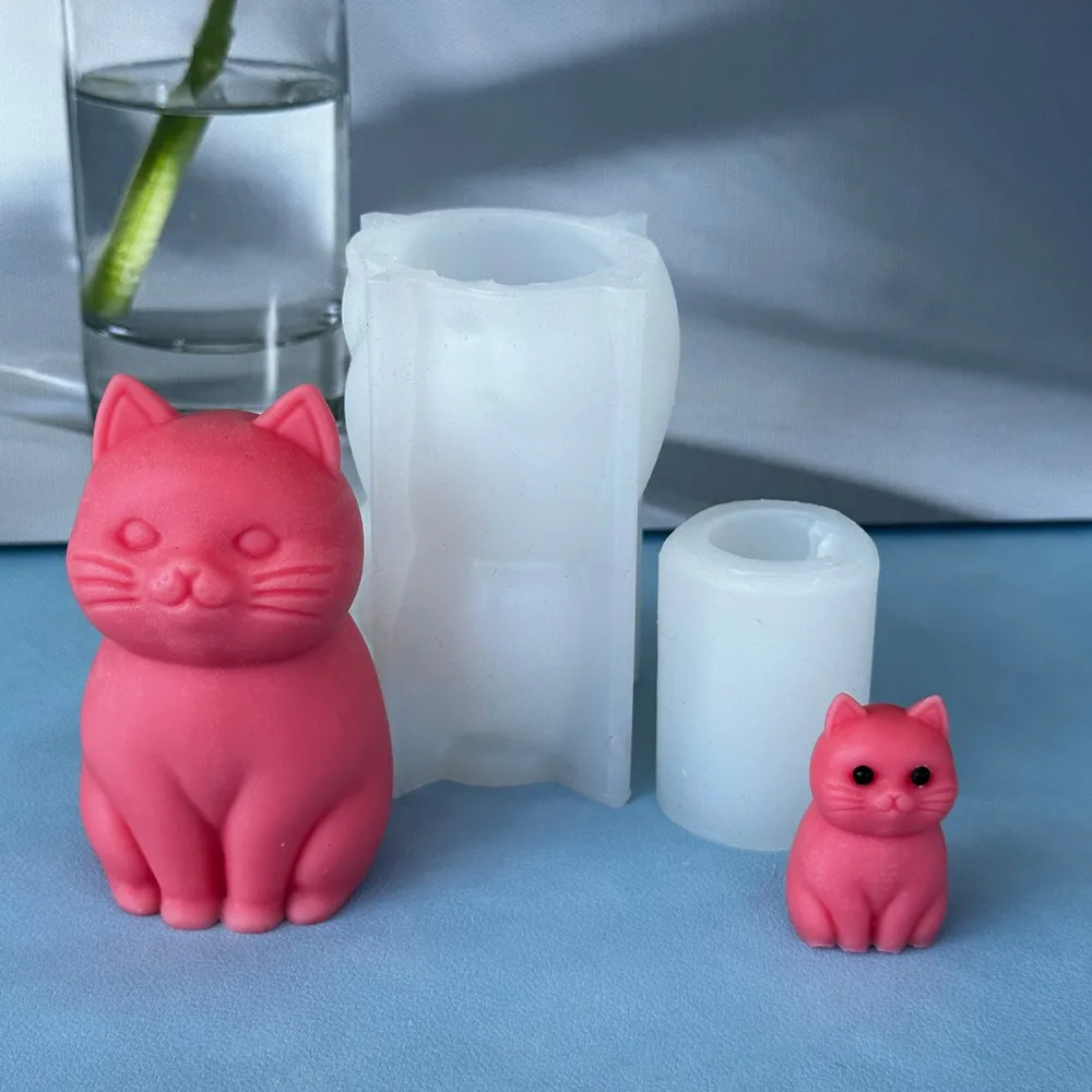 3D fat cat  Animal Silicone Ca - Soap Making Animal Fat 评论和价格