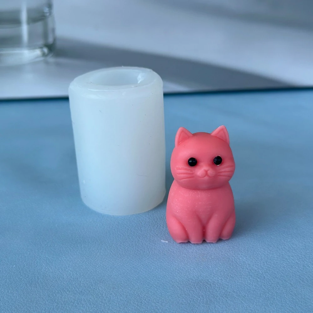 3D fat cat  Animal Silicone Ca - Soap Making Animal Fat 评论和价格