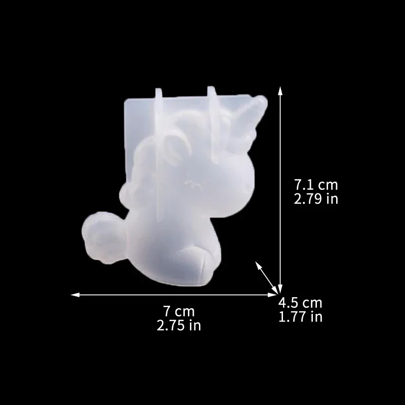 3D Geometric Silicone Unicorn  - Soap Making Tray 评论和价格