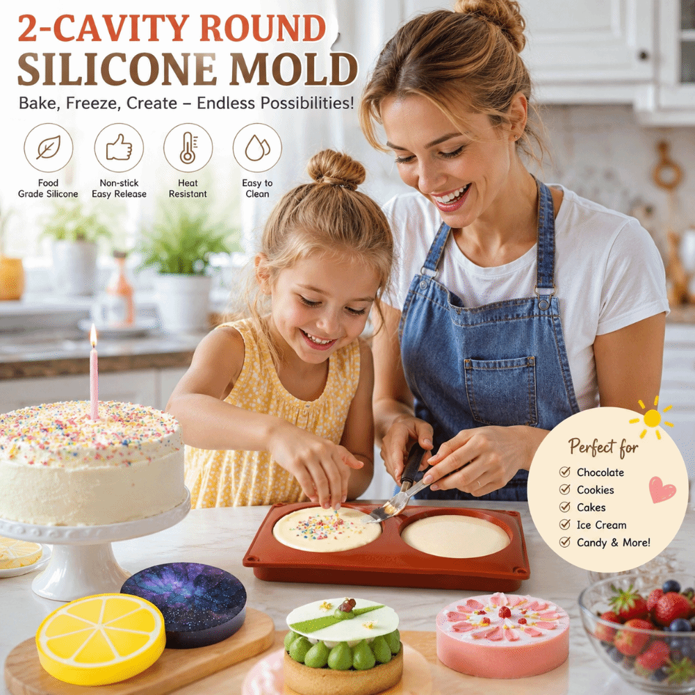 Cylinder Shaped Silicone Bakin - Soap Making Tray 评论和价格
