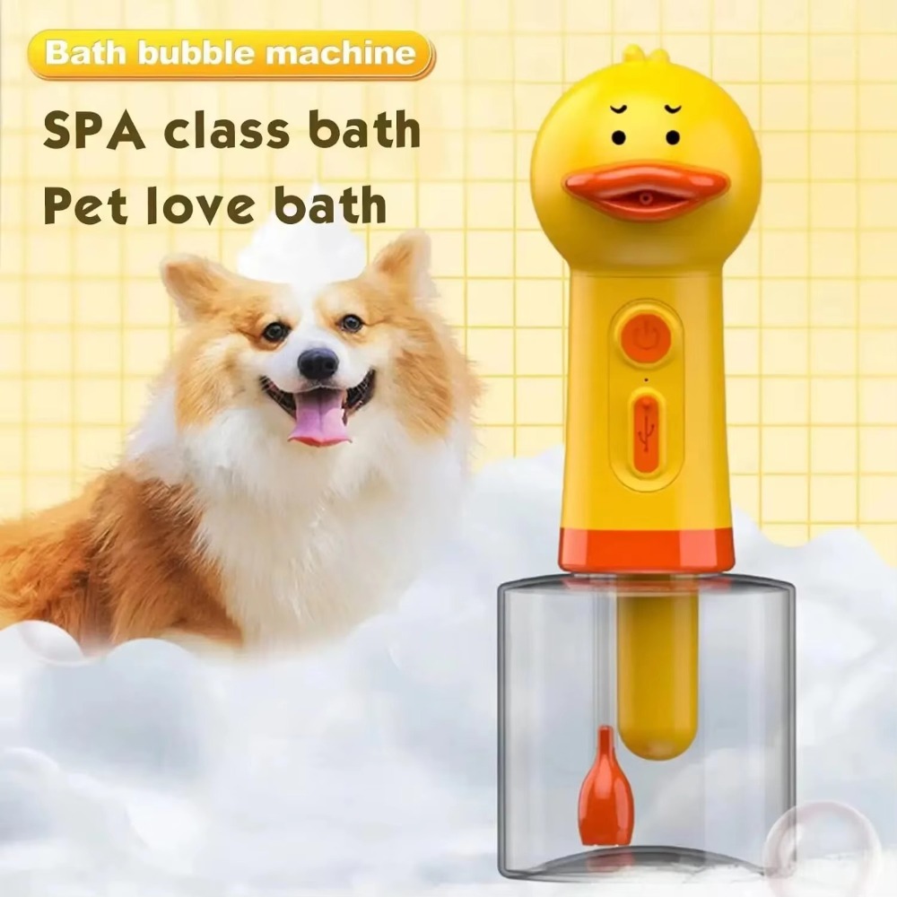 Cute Duck Pet Cleaning Machine - Soap Making Foam 评论和价格