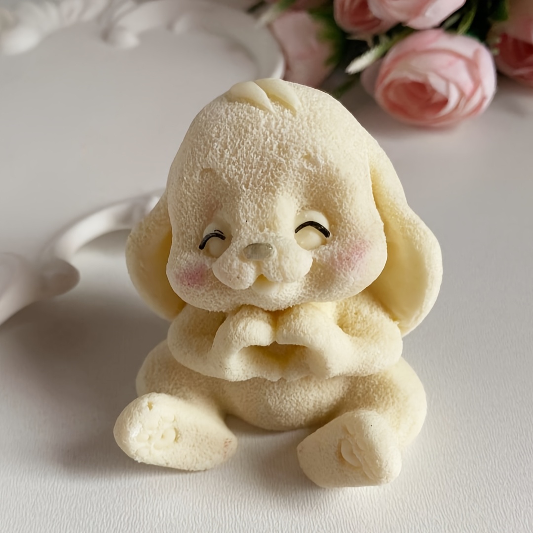 1pc Adorable Rabbit Resin Sili - Soap Making Equipment 评论和价格