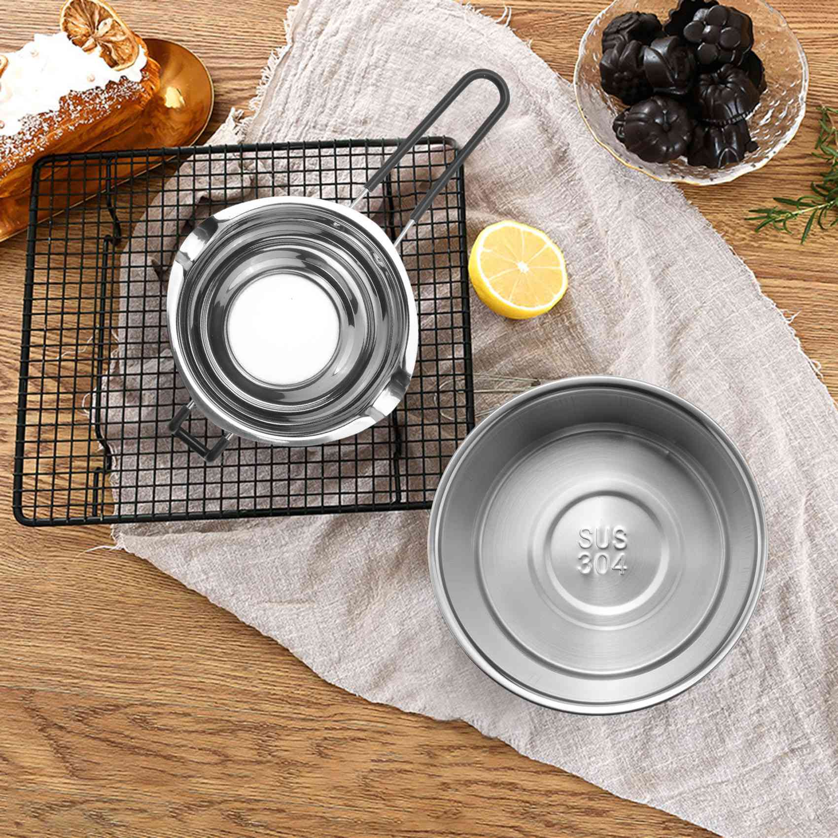 2 Pack Double Boiler Pot Set S - Soap Making Double Boiler 评论和价格