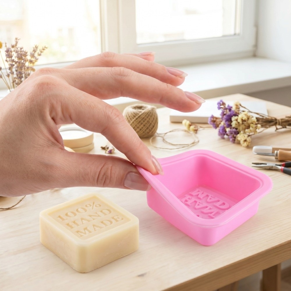 25PCS Reusable Silicone Silico - Soap Making Tray 评论和价格