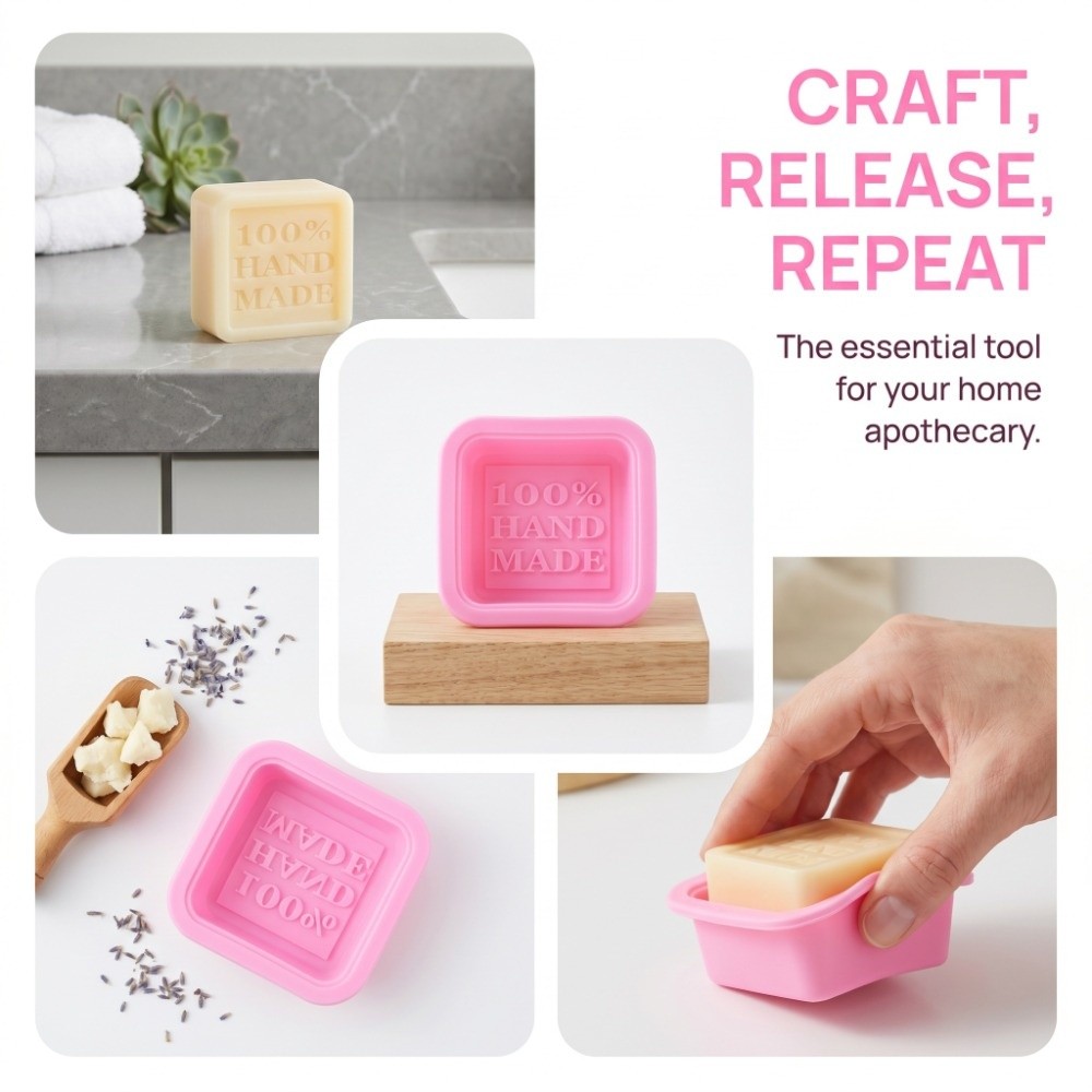 25PCS Reusable Silicone Silico - Soap Making Tray 评论和价格