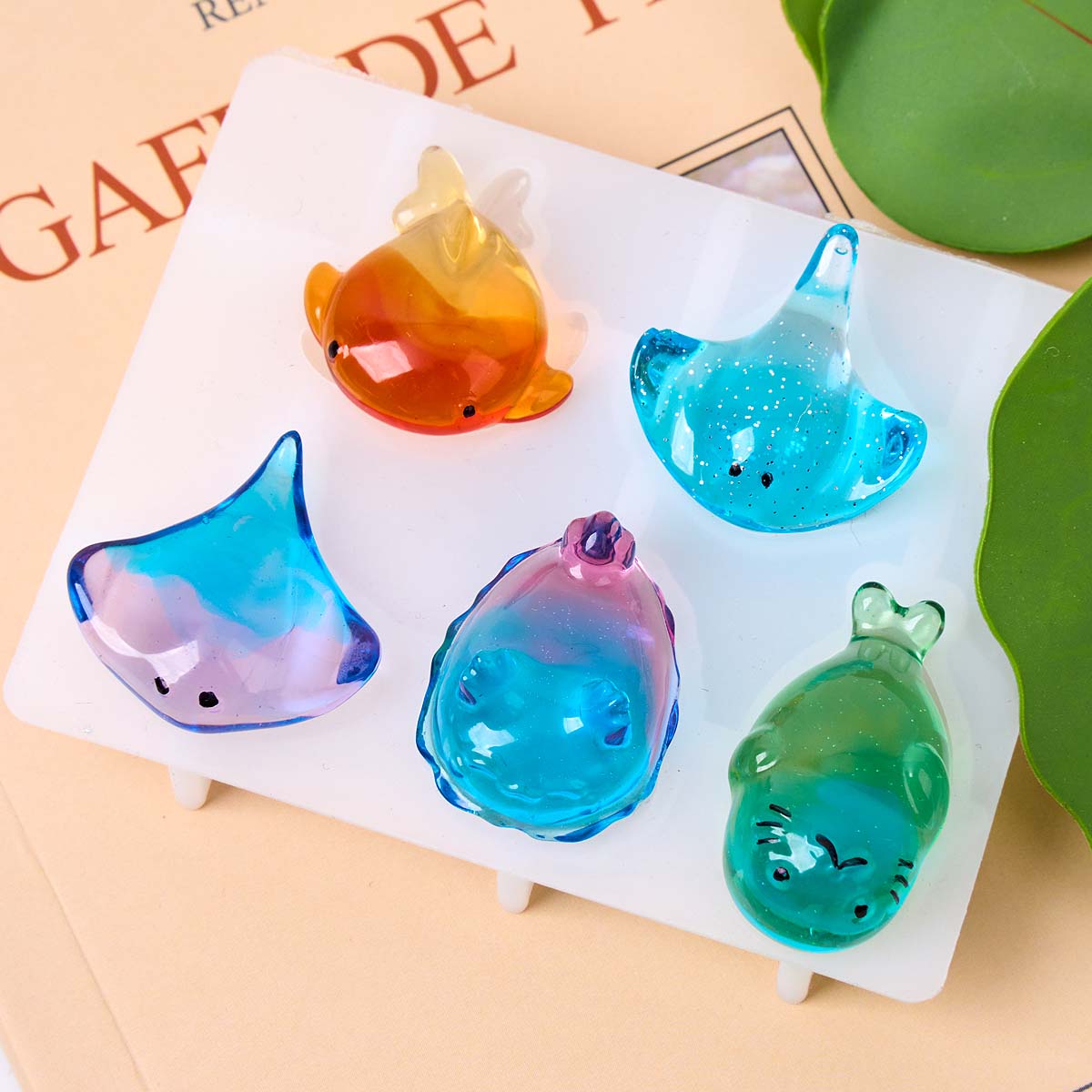 3D Healing Kawaii Manta Ray Wh - Soap Making Tray 评论和价格