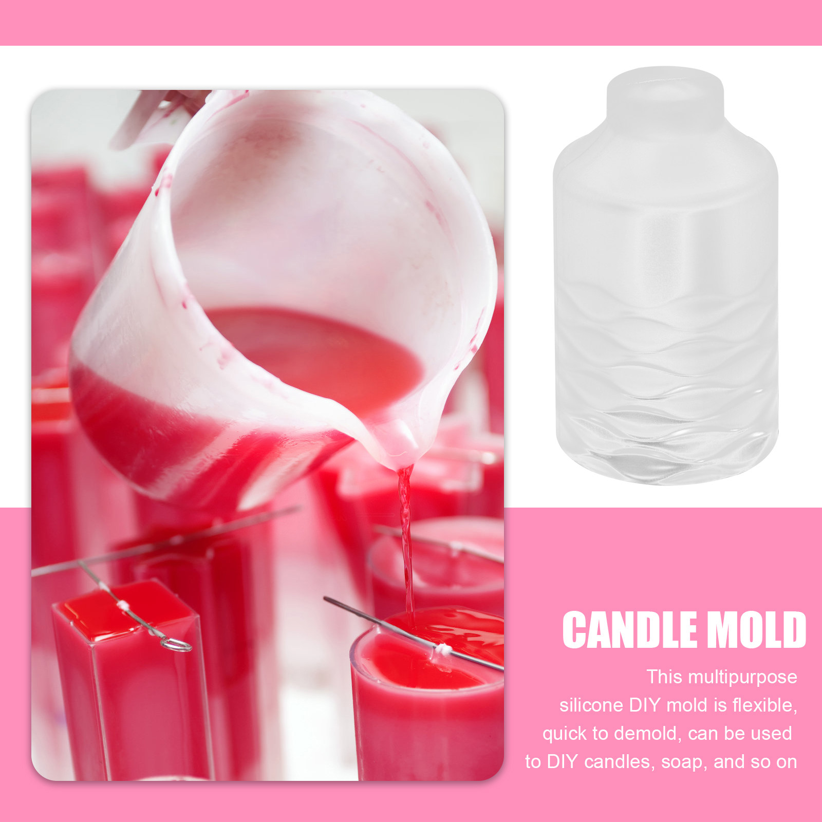 DIY Silicone Mold Cylinder Des - Quick Soap Making 评论和价格