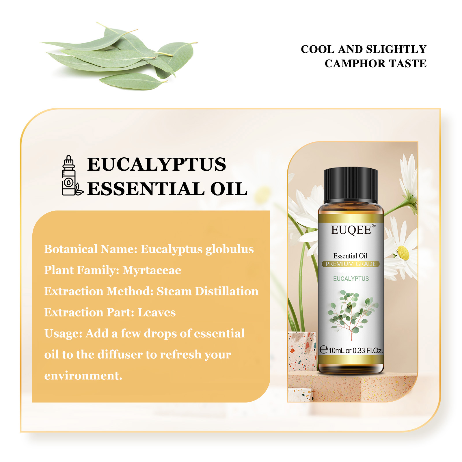 EUQEE 10ML Natural Essential O - Soap Making Ingredient 评论和价格