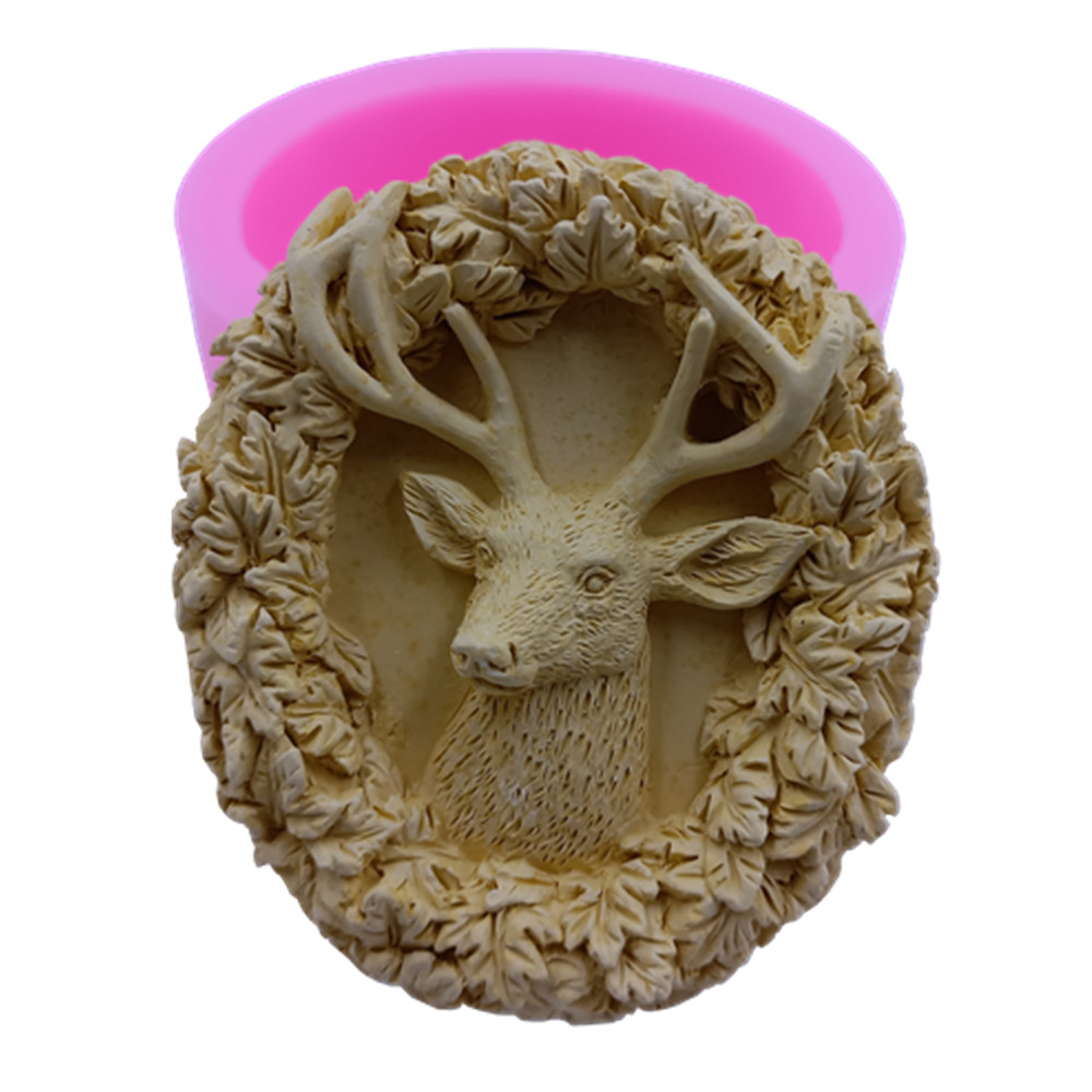 Deer Design Soap Silicone Mold - Soap Making Ideas 评论和价格