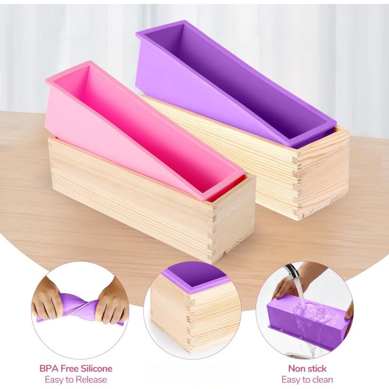 1 Pieces42Ounce soap mold with - Soap Making Gel 评论和价格