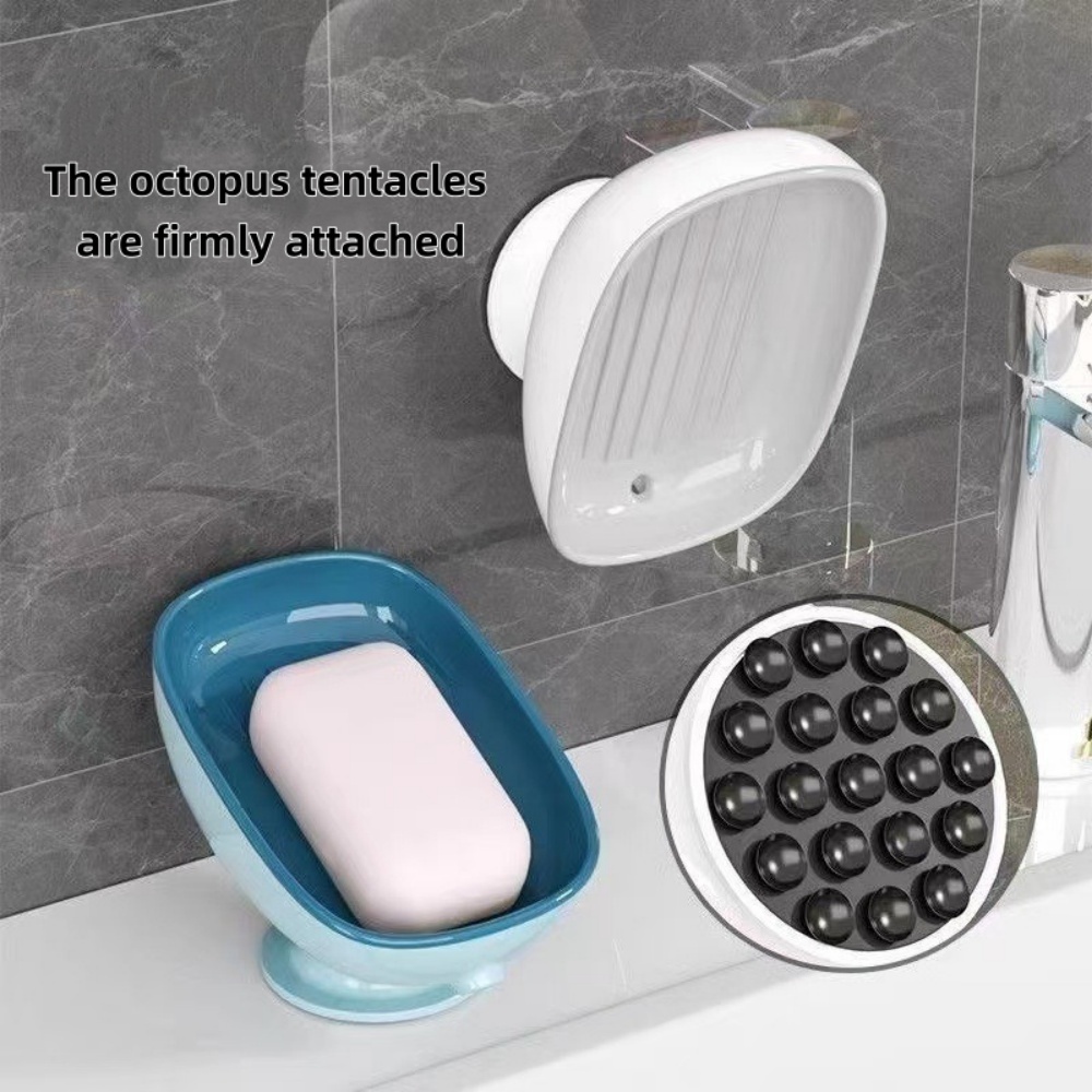 1pc Super Suction Cup Bathroom - Soap Making Tray 评论和价格