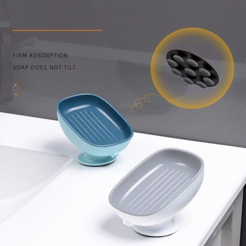 1pc Super Suction Cup Bathroom - Soap Making Tray 评论和价格