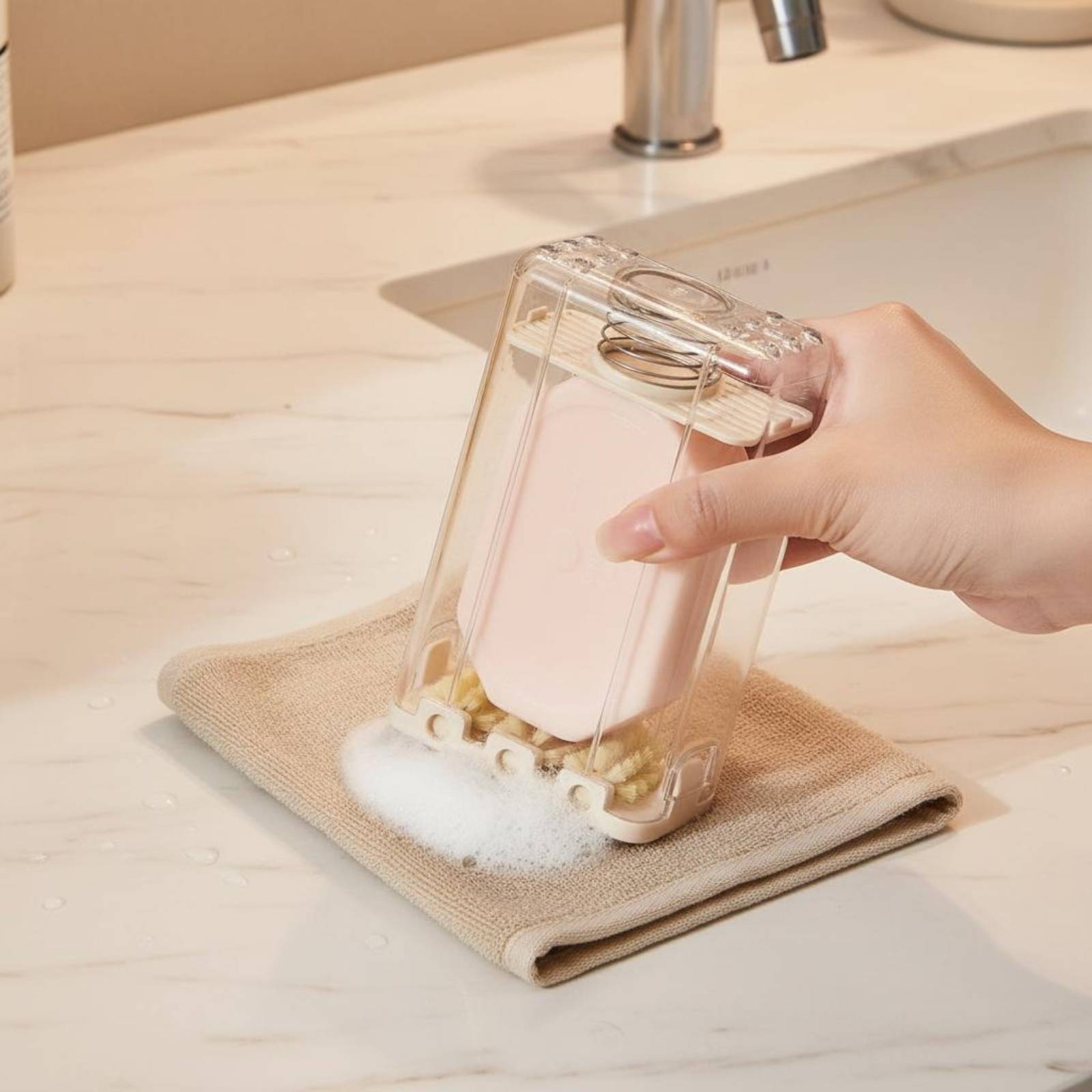 Soap Dish with Brush Foam Maki - Quick Soap Making 评论和价格