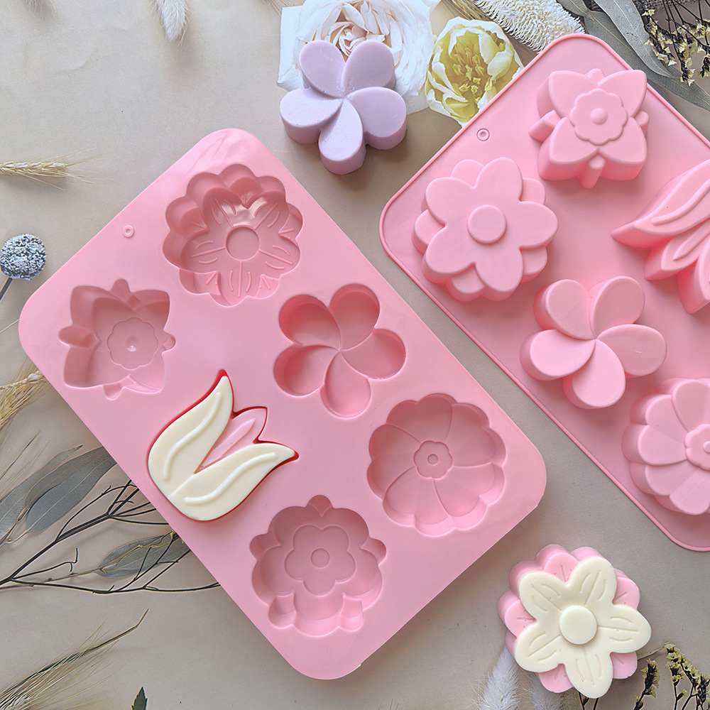 kinds Flower Silicone Molds Di - Soap Making Ideas 评论和价格