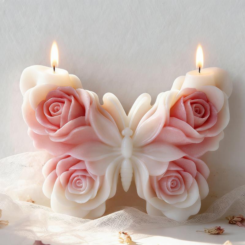 DIY Rose Butterfly Form Silico - Soap Making Tray 评论和价格