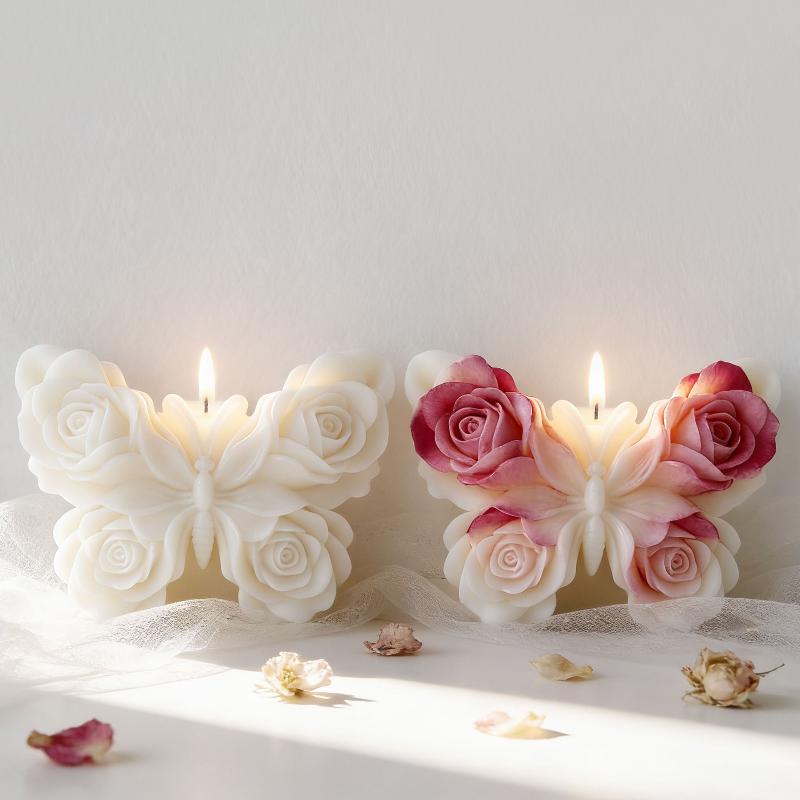 DIY Rose Butterfly Form Silico - Soap Making Tray 评论和价格