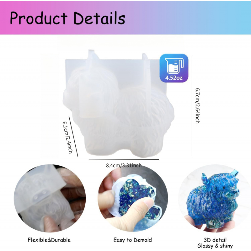 1 Pieces3DSilicone mold in the - Soap Making Gel 评论和价格