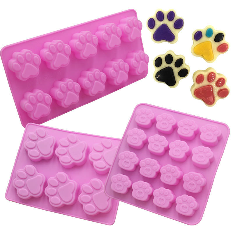 Cat Claw Shape Chocolate Silic - Soap Making Tray 评论和价格