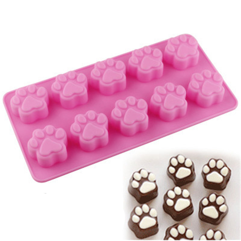 Cat Claw Shape Chocolate Silic - Soap Making Tray 评论和价格