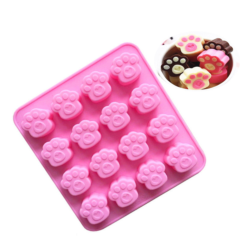 Cat Claw Shape Chocolate Silic - Soap Making Tray 评论和价格